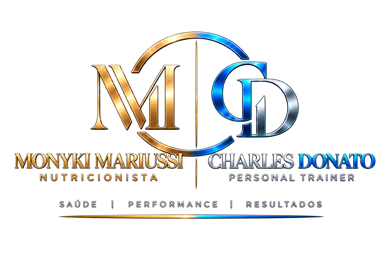 Logo de Monyki Mariussi e Charles Donato